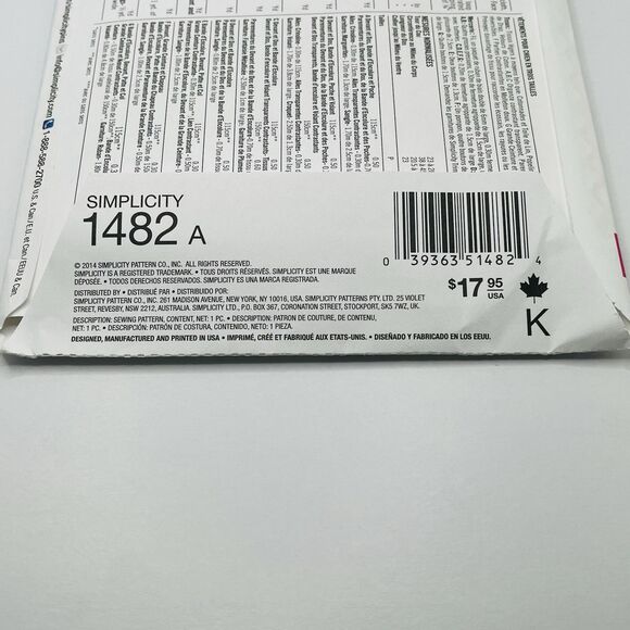 SIMPLICITY 1482 Dogs Clothes/Costumes 3 Sizes 7 looks PATTERN S-M-L Carla Reid’s - Picture 4 of 8